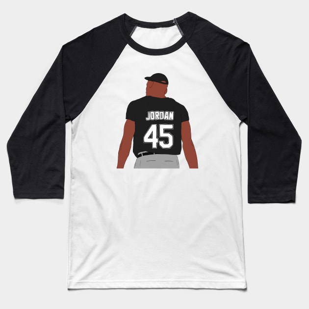 45 Michael Jordan Chicago White Sox Grey/Black Throwback Baseball