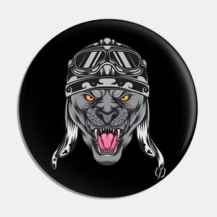 Panther Rider Pin