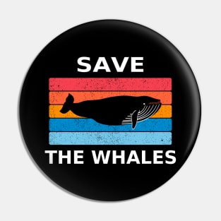 Climate Change Save The Whales Pin