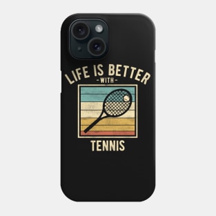 Tennis Sayings -  Retro Funny Tennis Lovers Gift Phone Case