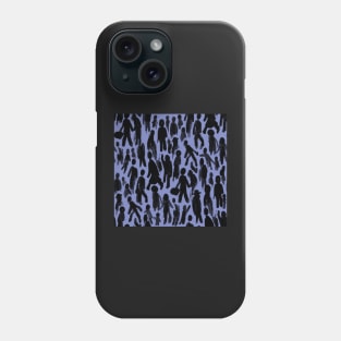 Crowded Street Pattern Phone Case