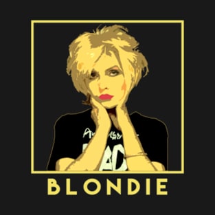 Debbie Harry Pop Art Silhouette Fanart T-Shirt