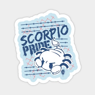 Scorpio Pride!-  Blue Magnet