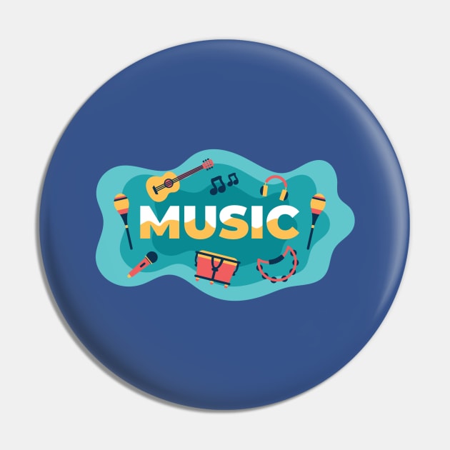 Music Pin by MajorCompany