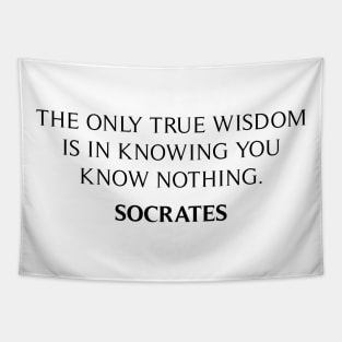 Socrates Quote Tapestry