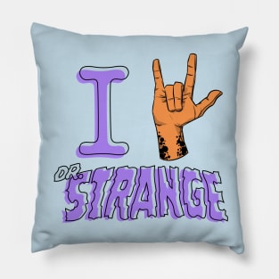 I Love Doctor Strange (Ghost) Pillow