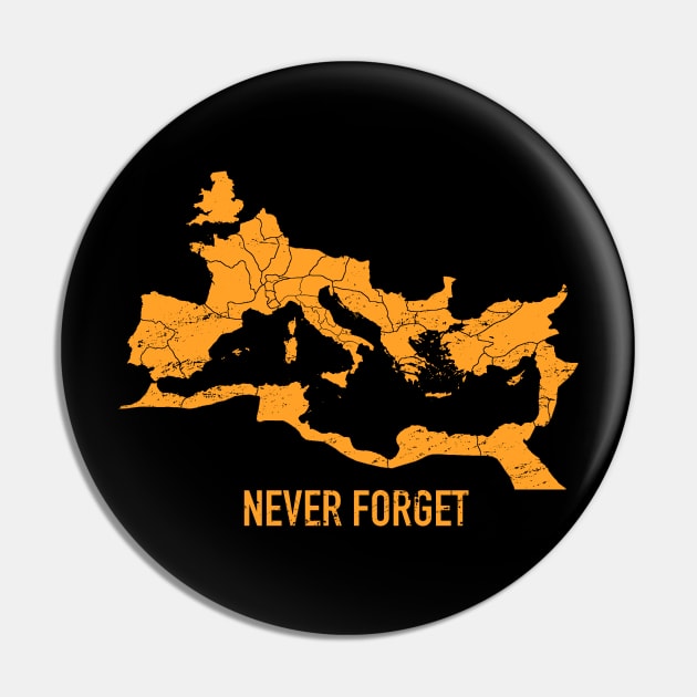 The Roman Empire Map Pin by MeatMan