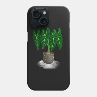 Alocasia Frydek Rare Plant Phone Case