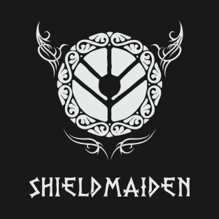 Shieldmaiden Lagertha White Shield T-Shirt