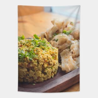 Food Photography wall art Tapestry