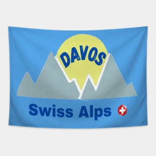 Davos, Switzerland Tapestry