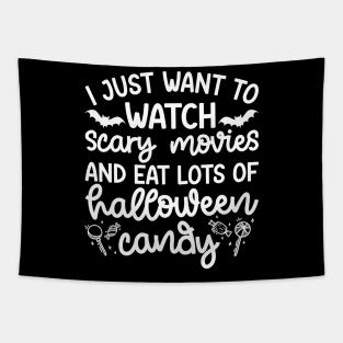 Tis The Season To Be Spooky Halloween Cute Funny Tapestry