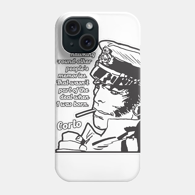 Corto Maltese Phone Case by workshop71