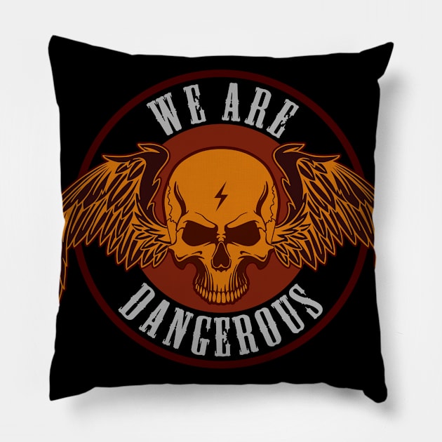 Dangerous vibes Pillow by RangerIreng