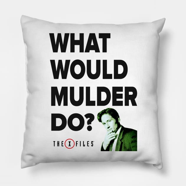 The X-Files - What Would Mulder Do? Pillow by AllThingsNerdy