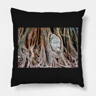 Buddha Head. Pillow