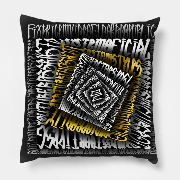 Text Pillow by AnDan