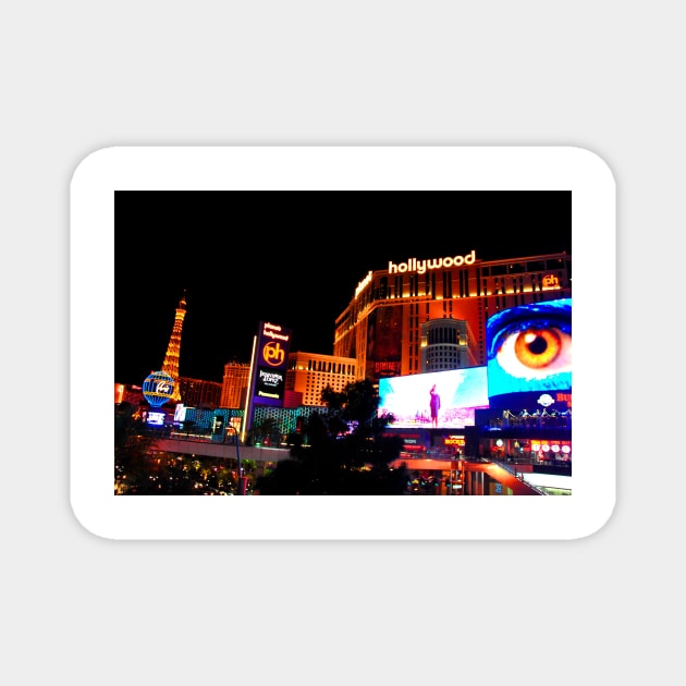 Planet Hollywood Hotel Las Vegas Strip United States of America Magnet by AndyEvansPhotos