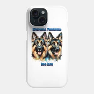 German Shepherds Celebrate Purebred Dog Day Phone Case