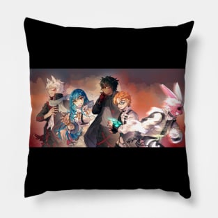 Cyberpunk lineup Pillow