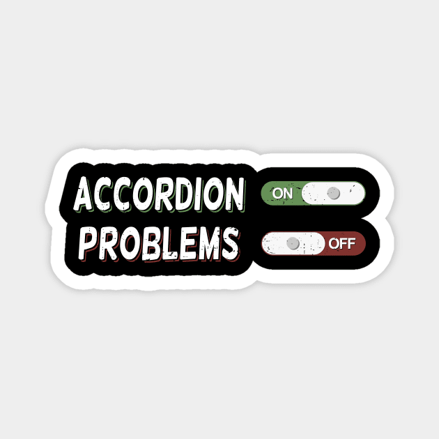 Accordion Accordionist Instrument Magnet by Dolde08