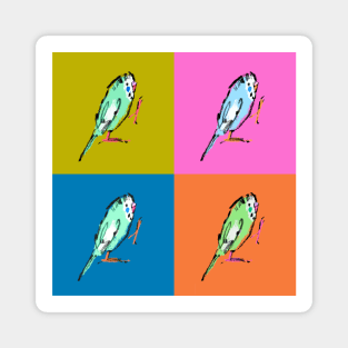 Happy Parakeets Magnet