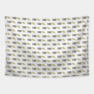 100 % love pattern Tapestry