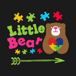 Little Bear Animal Cute Autism Awareness Family Gift T-Shirt