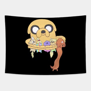 Adventure Time - Jake with Pups Tapestry