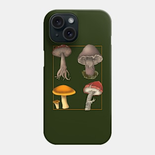 Botanical Mushrooms Phone Case