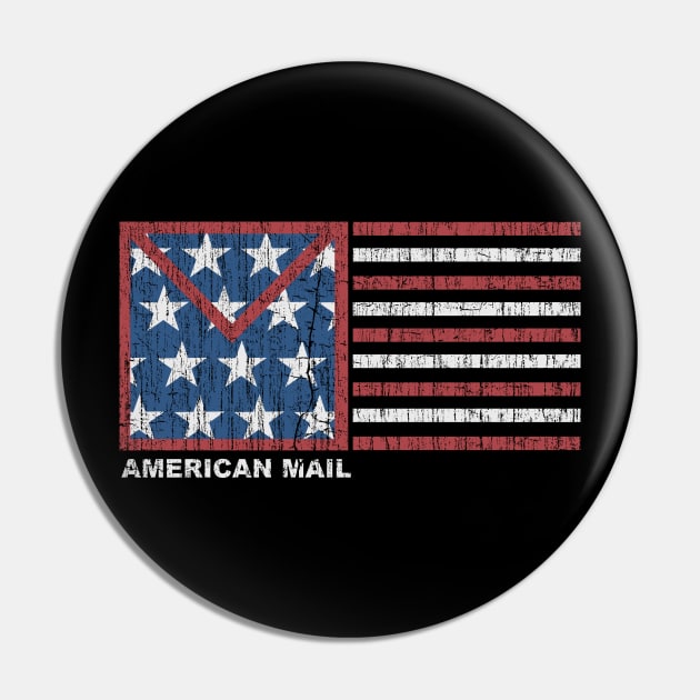 American Mail Pin by vender