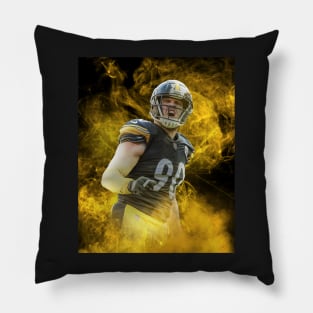 Watt Pittsburgh Sports Art Pillow