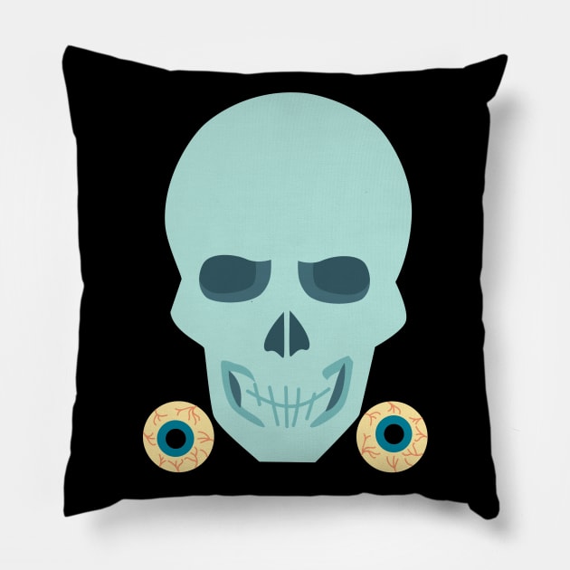 Halloween skull Eyes Pillow by holidaystore