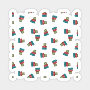 Christmas Gifts Pattern Design 4 Magnet