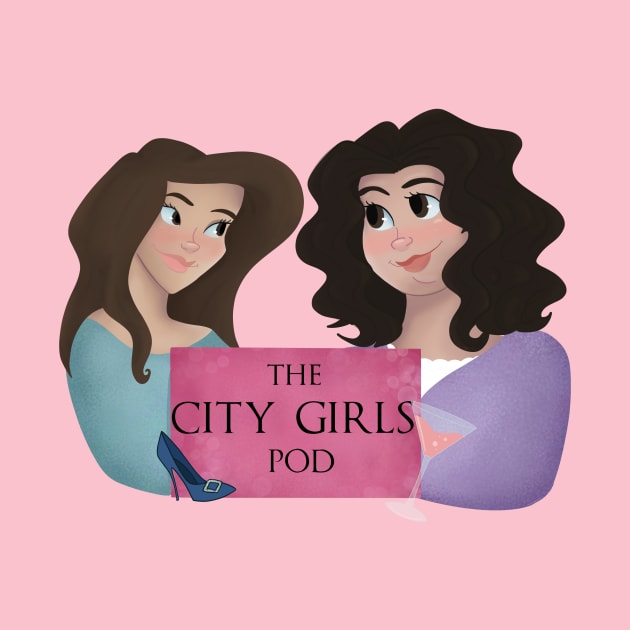 City Girls Pod Logo (Sex and the City Podcast) by Hallmarkies Podcast Store