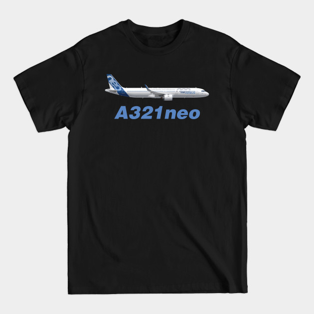 Discover Airbus A321neo - Aviation - T-Shirt