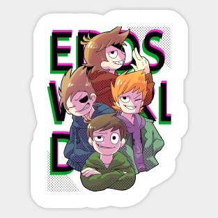 Matt eddsworld  Sticker for Sale by Infodrawz