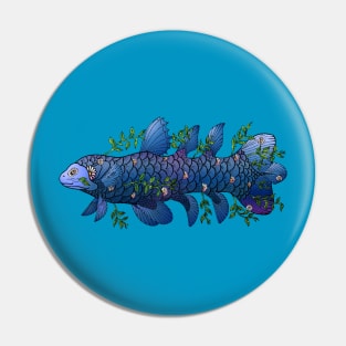 Coel the Coelacanth Pin