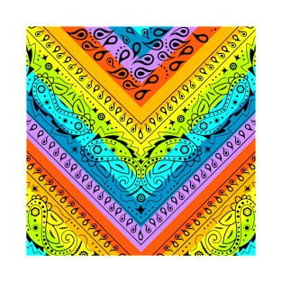 Bandana Rainbow Pattern T-Shirt