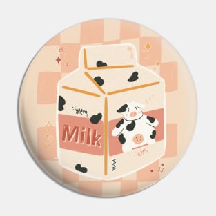Cute Milk Carton Pin