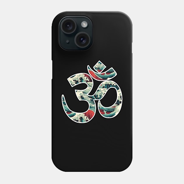 Cosmic Resonance: The Mystical Power of Om Kanagawa Phone Case by star trek fanart and more