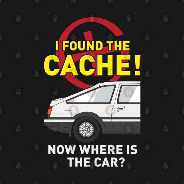 Found The Cache now where is my Car I Geocaching Gift Idea by woormle