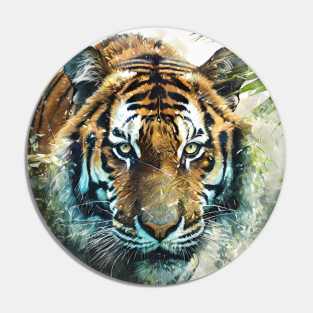 Jungle Spirit Unleashed: Roaring Elegance Pin