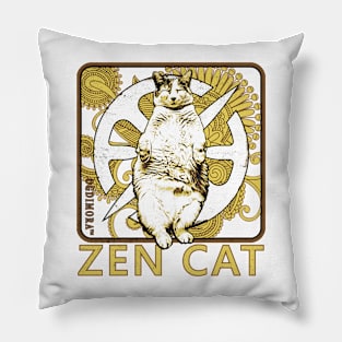 Zen Cat Pillow