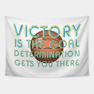 Victory Goal Basketball Tapestry