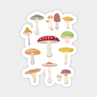 Mushroom Aesthetic Magnet