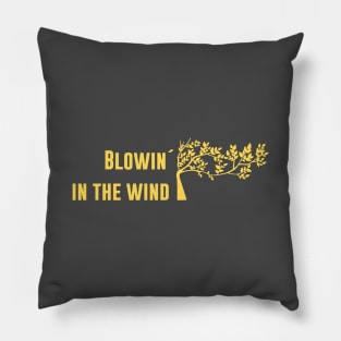 Blowin´ in the wind, mustard Pillow