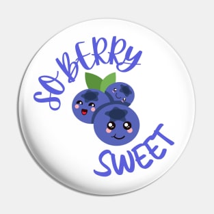 So Berry Sweet Kawaii Pun Pin