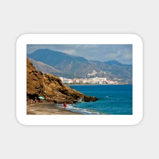 Penoncillo Beach Torrox Costa Nerja Spain Magnet