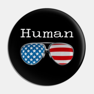 PILOT GLASSES USA HUMAN Pin